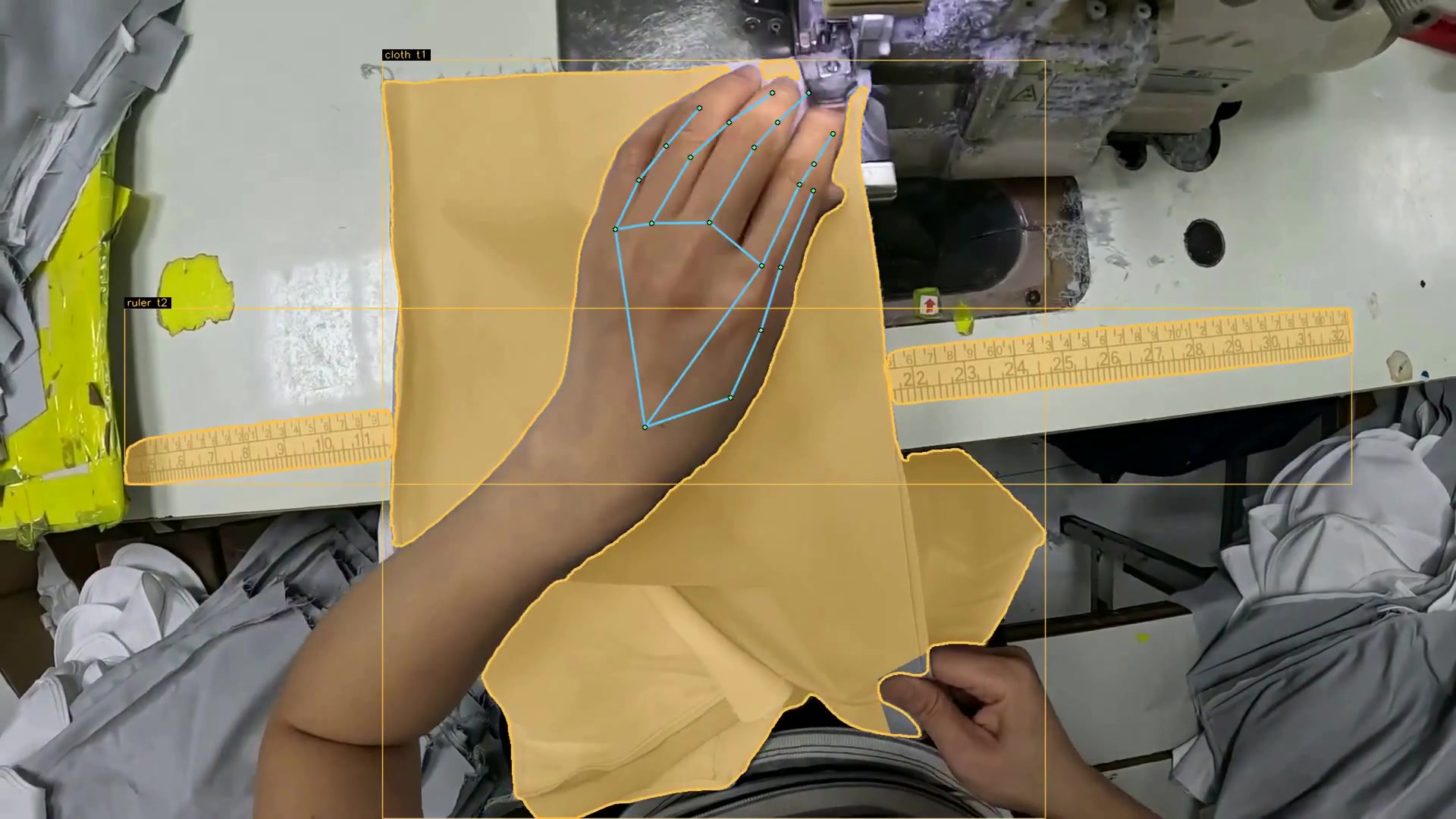 Densely auto-labeled capture: masks, keypoints, and track labels